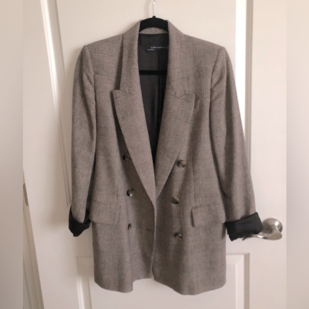 Zara Blazer Plaid